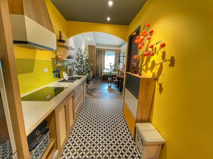 Thiết kế sắc màu của không gian bếp