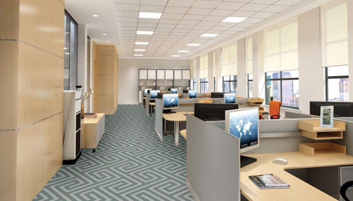 Thảm trải sàn chống ồn rất tốt cho môi trường văn phòng